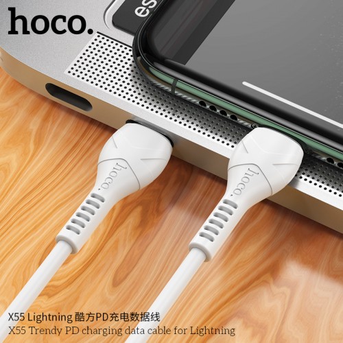 X55 Trendy PD Charging Data Cable For Lightning